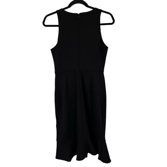 Betsey Johnson Dress scuba crepe sleeveless black size 2 - Picture 6 of 8